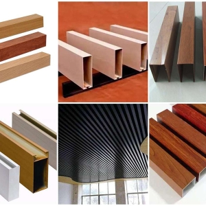 （42）定制1、铝格栅 2、铝方通 3、木塑方通（可定制多种规格）